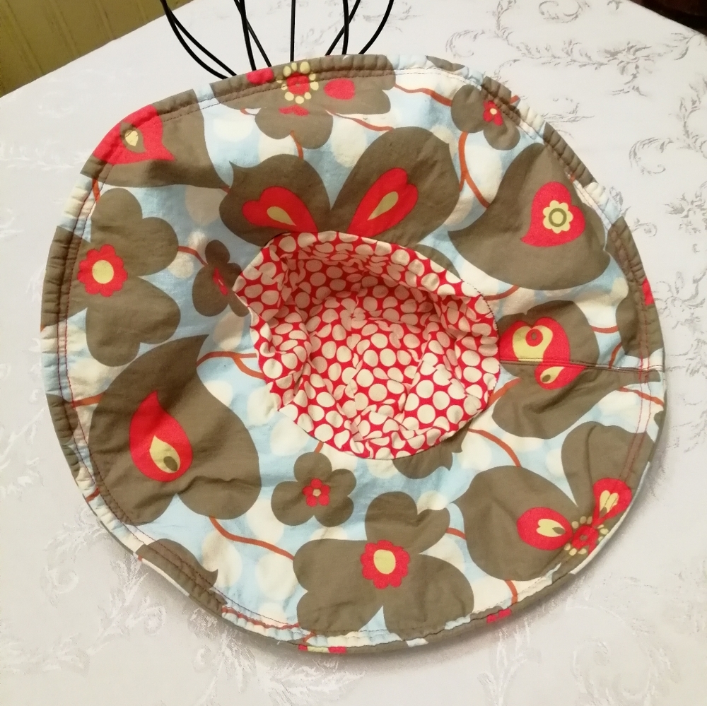Handmade Cotton Wide Brim Sun Hat - Picture 5 of 8